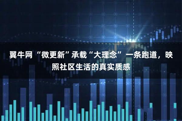 翼牛网 “微更新”承载“大理念” 一条跑道，映照社区生活的真实质感