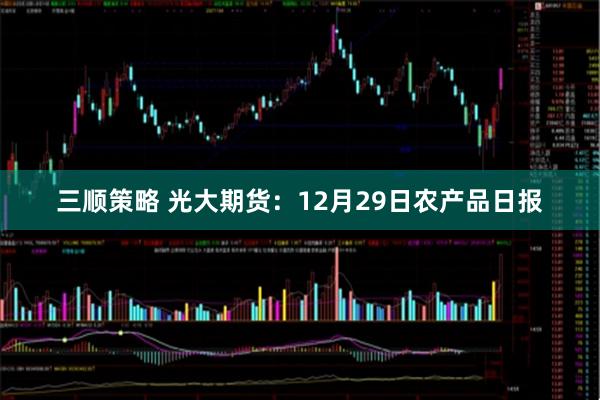 三顺策略 光大期货：12月29日农产品日报